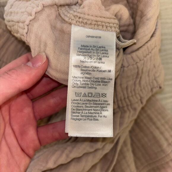 Madewell Lightspun Cotton Gauze Pull-On Balloon Pants – Size 2XL - Picture 12 of 13